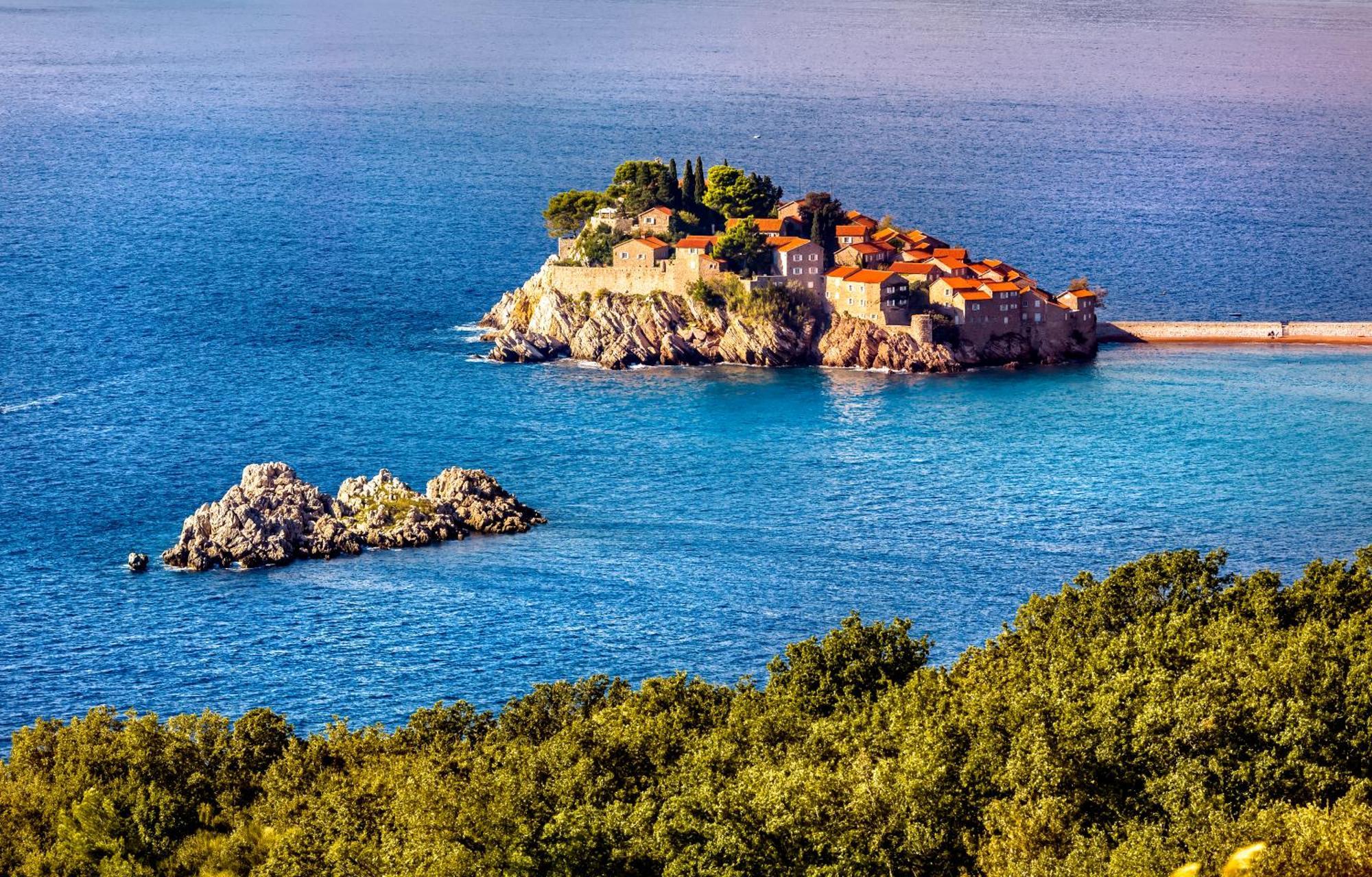Alessandra Apartments Sveti Stefan Bagian luar foto