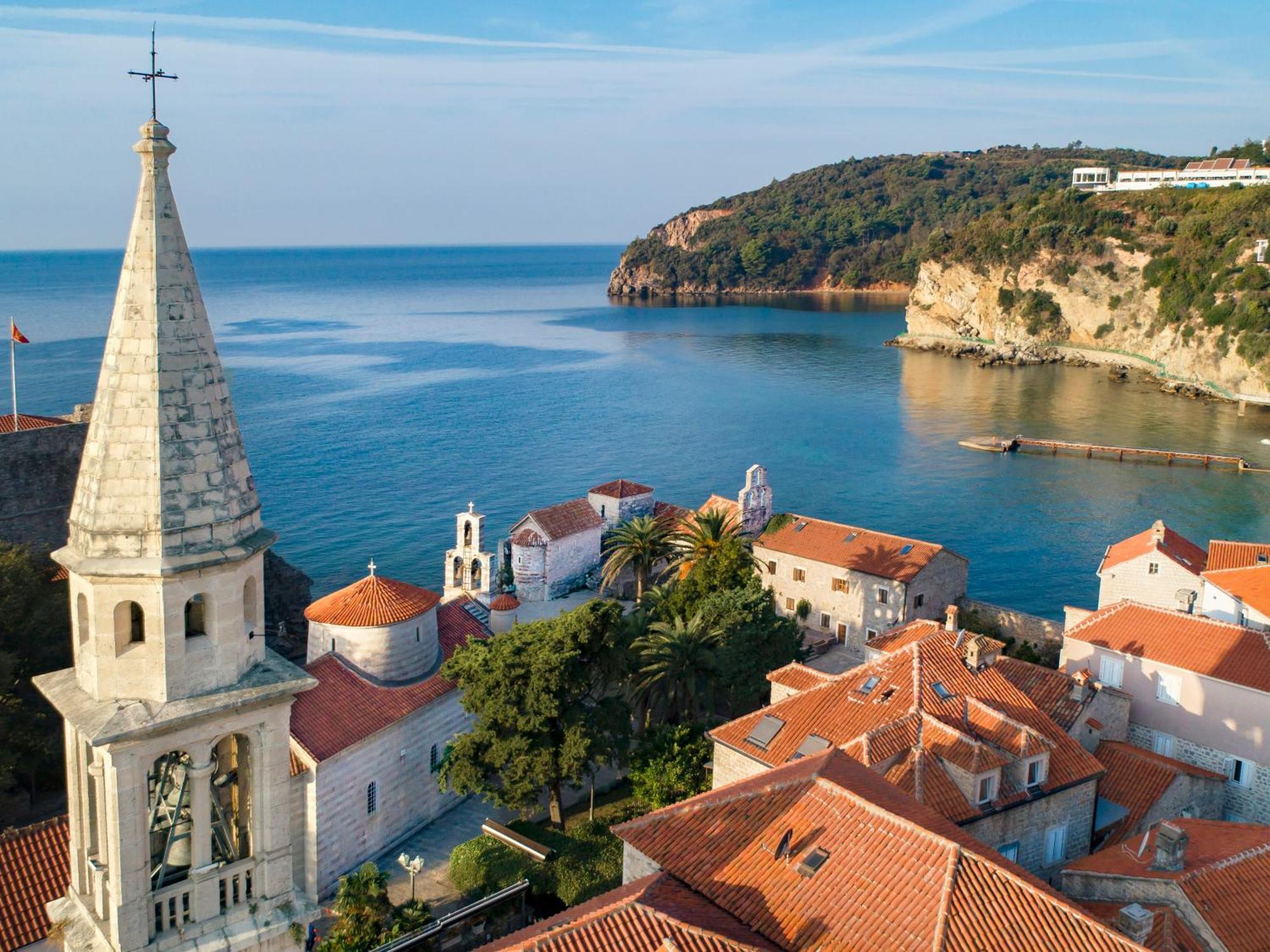 Alessandra Apartments Sveti Stefan Bagian luar foto