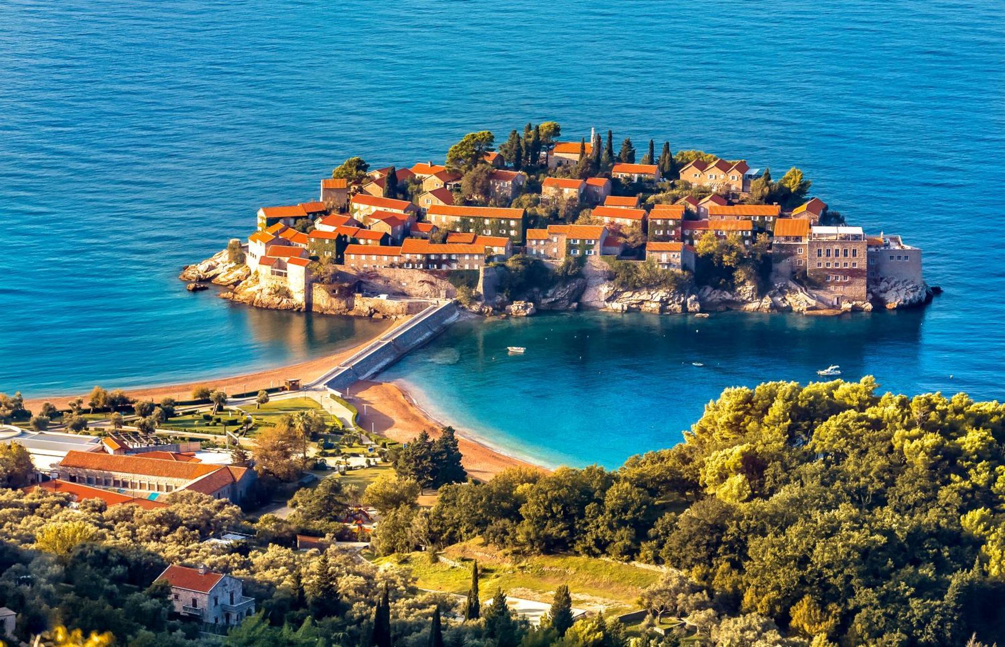 Alessandra Apartments Sveti Stefan Bagian luar foto